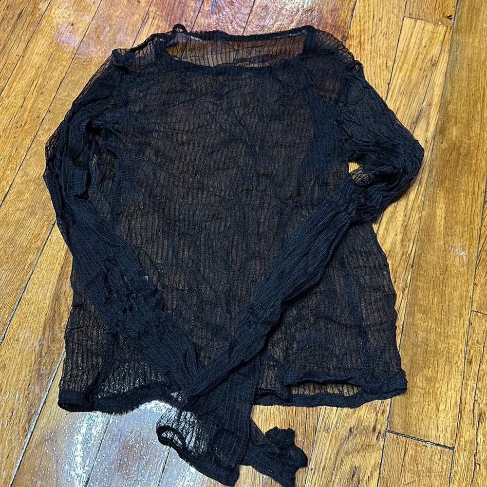 Brandy mesh top
